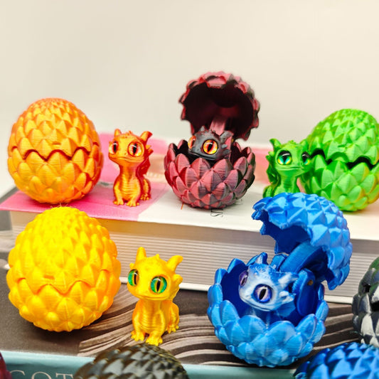 3D Printed Crystal Dragon Egg