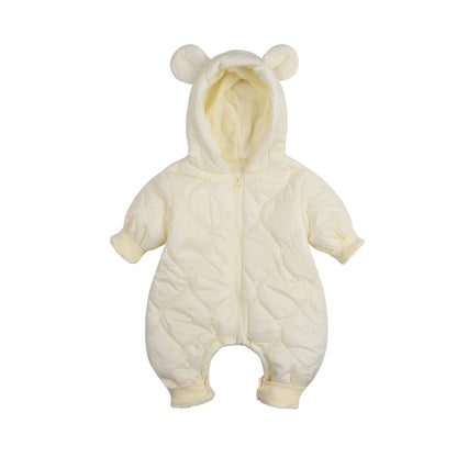 SnuggleCotton Baby Hooded Romper