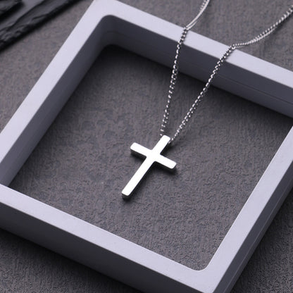 Titan Cross Geo Necklace