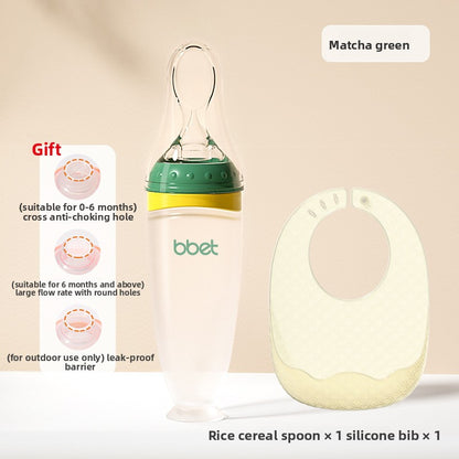 Silicone Squeeze Feeding Spoon Bottle