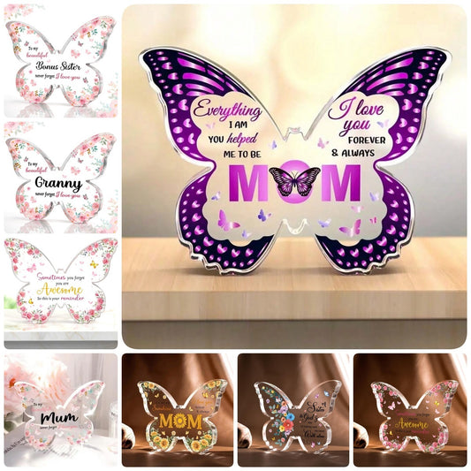 Butterfly-Shaped Acrylic Keepsake