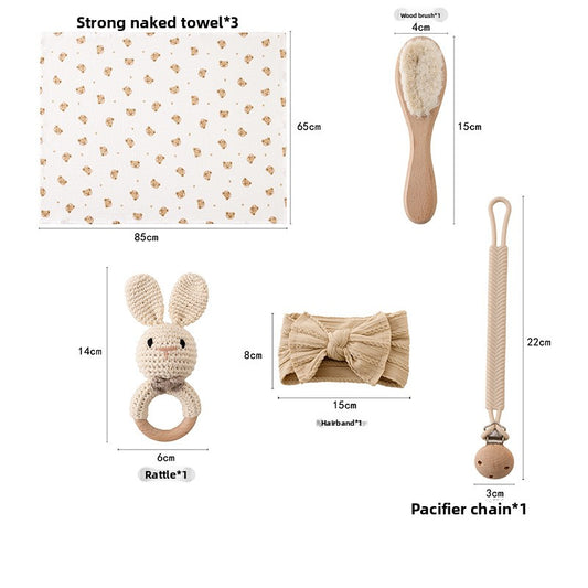 Handmade Crochet Baby Rattle Toy (Gift Box Set)