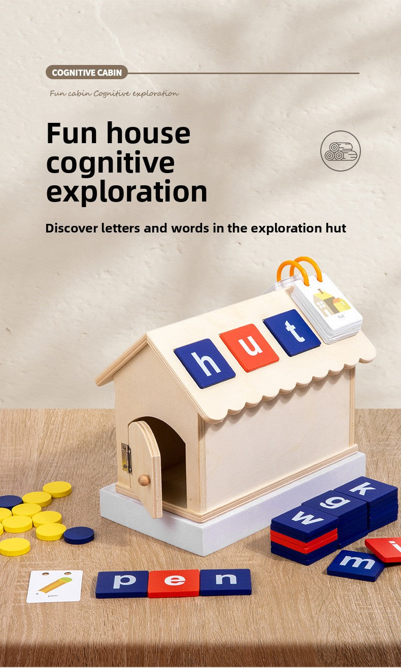 Montessori WordFaces Spelling Blocks