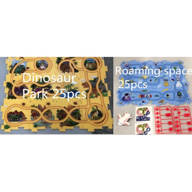 TrackTrek Electric Puzzle Rail Set