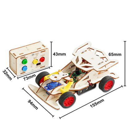 DIY Remote Control Wooden Racing Car Kit