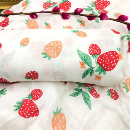 BambooHug Ultra-Soft Baby Muslin Swaddle Blanket