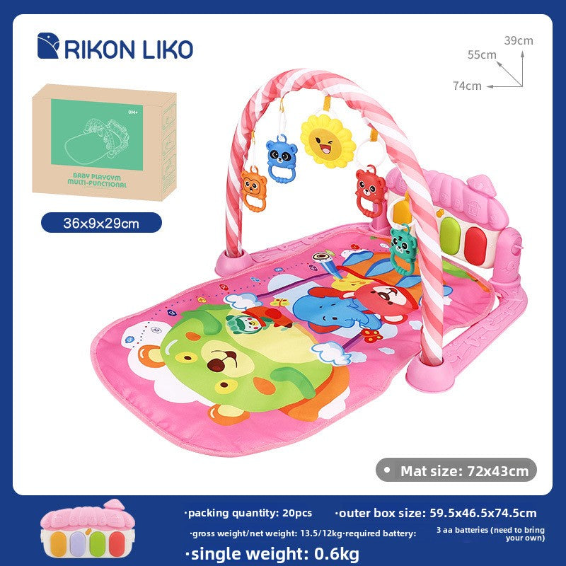 3-in-1 Baby Activity Play Gym & Kick Piano Mat