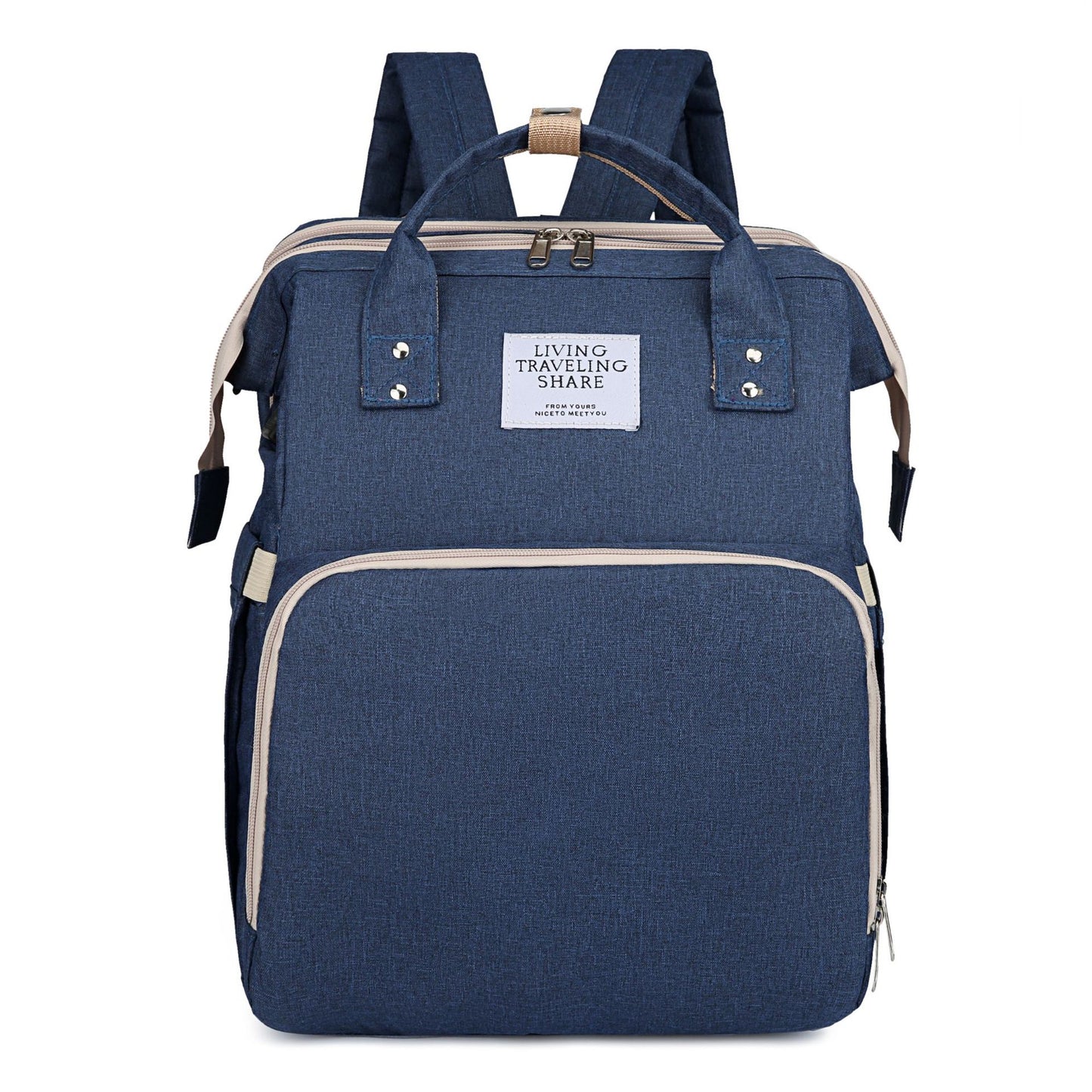 3-in-1 Foldable Baby Crib Backpack