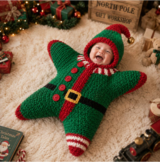 Little Star Christmas Baby Romper