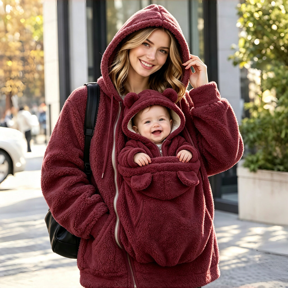 CuddleClose Fleece Hoodie