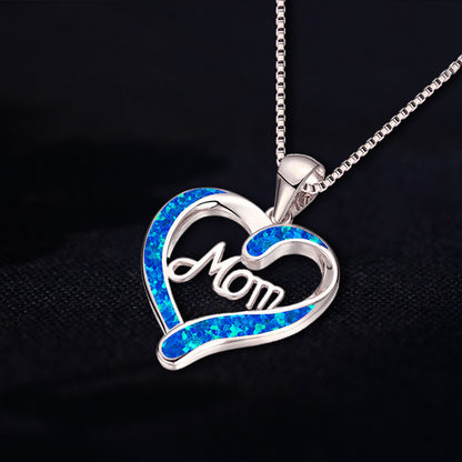 Love-shaped MOM Pendant