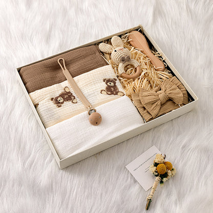 Handmade Crochet Baby Rattle Toy (Gift Box Set)