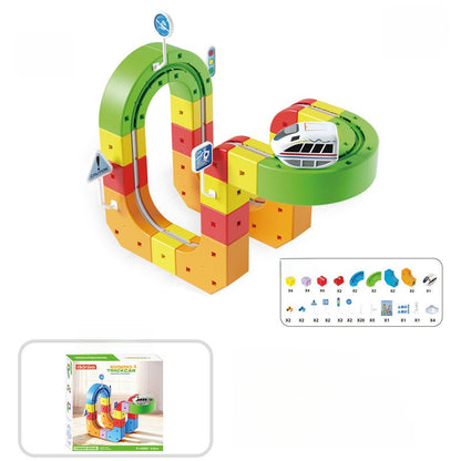 Gravity-Defying Track Car Building Set