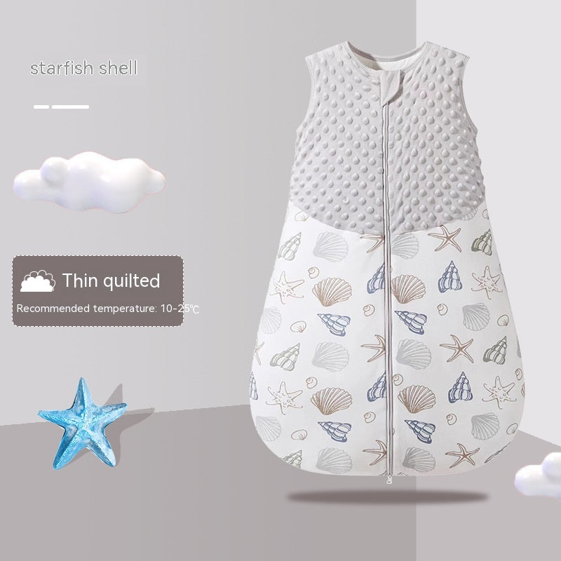 Pure Cotton Newborn Vest-style Baby Sleeping Bag