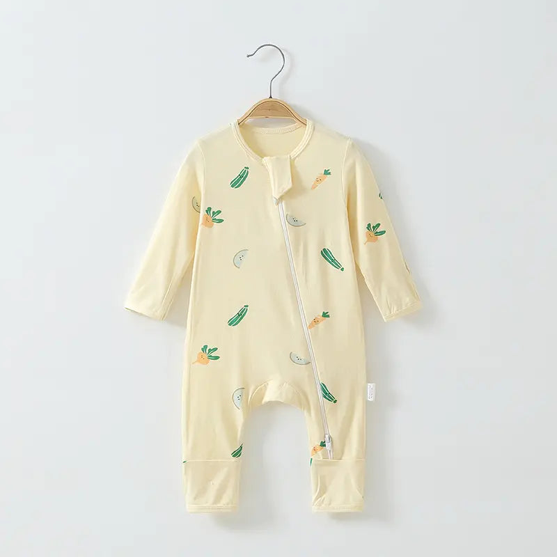 BambooHug Baby Zip Romper
