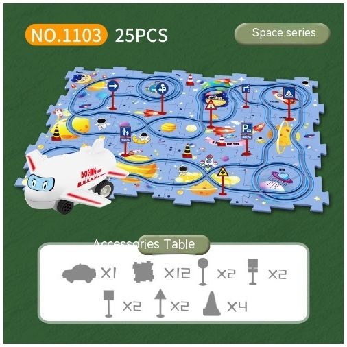 TrackTrek Electric Puzzle Rail Set