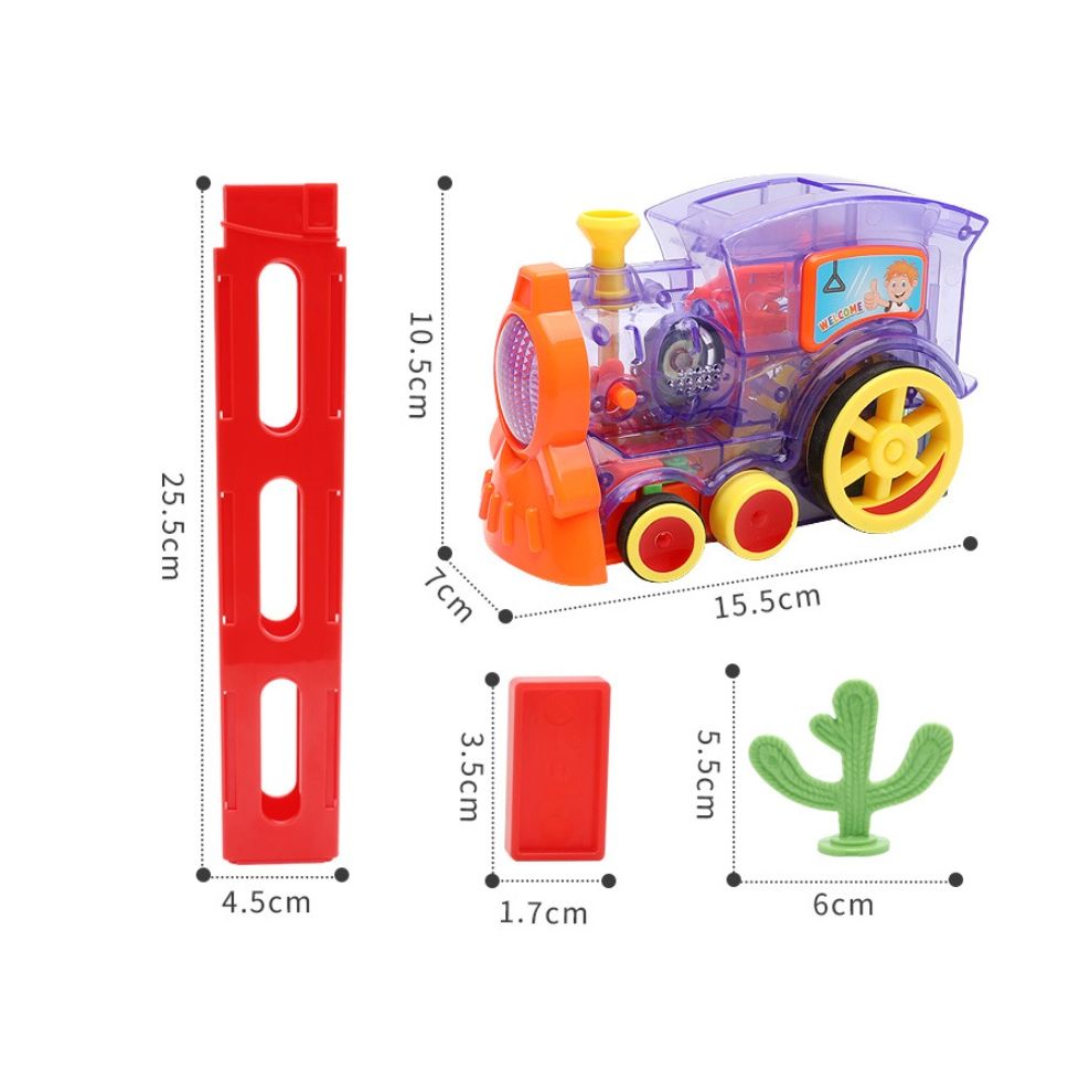 Build & Roll Domino Train Set
