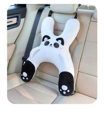 Cute Cartoon Car Headrest Pillow for Kids