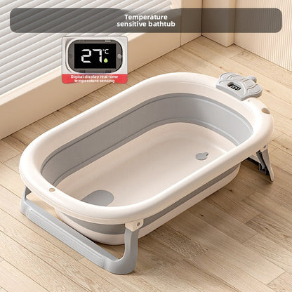 Foldable Baby Bathtub with Temperature Option