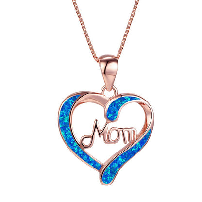 Love-shaped MOM Pendant
