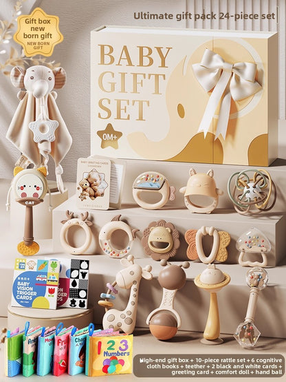 Baby Sensory Rattle & Teether Gift Set