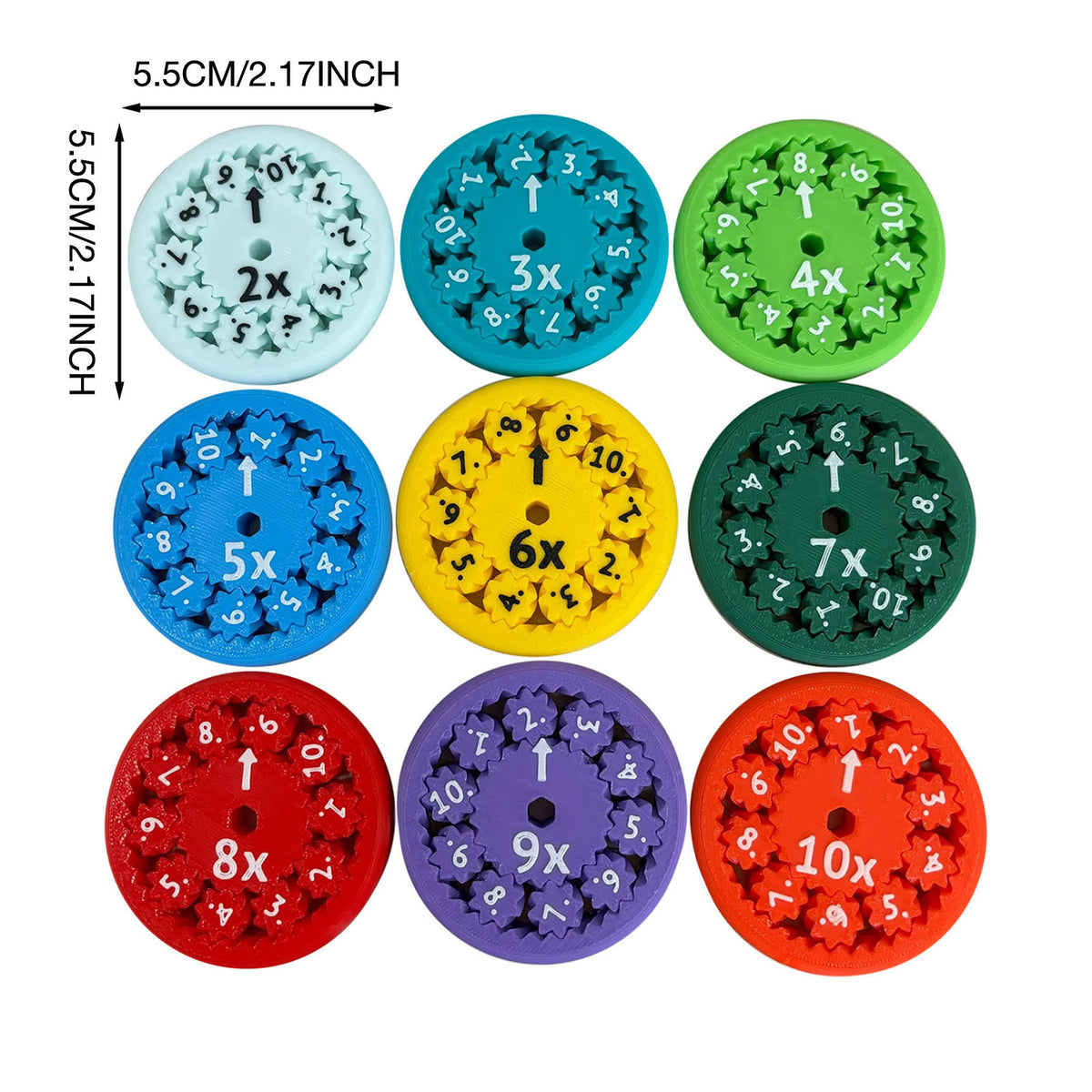 BrightMinds Math Spinner Set
