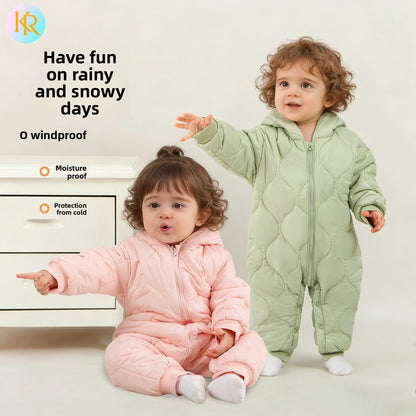 SnuggleCotton Baby Hooded Romper