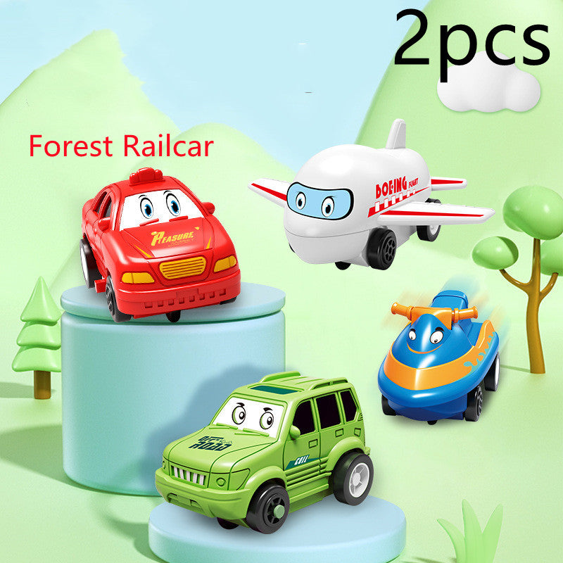 DIY Electric Puzzle Rail Car Set – Creative Track Building STEM Toy for Kids