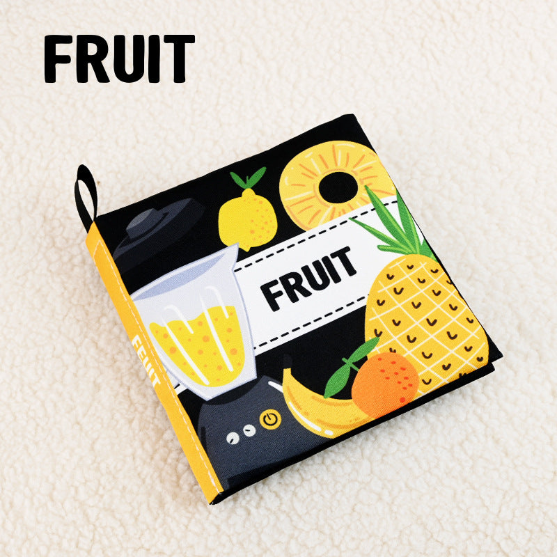 High-Contrast Baby Cloth Book – Sensory & Visual Development Toy