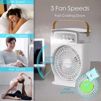3-in-1 USB Fan & Humidifier
