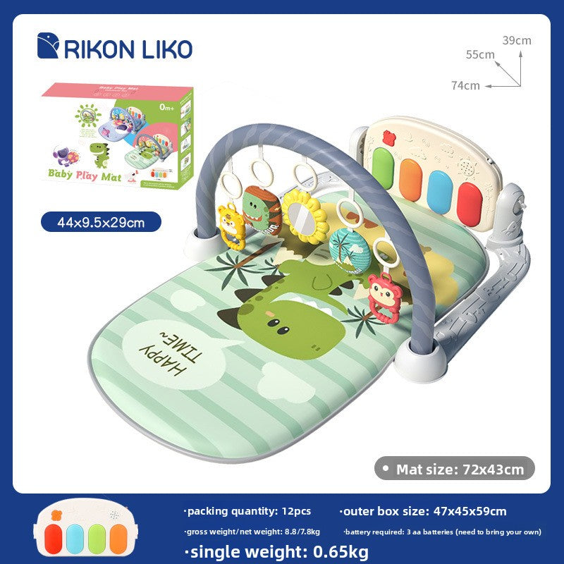 3-in-1 Baby Activity Play Gym & Kick Piano Mat