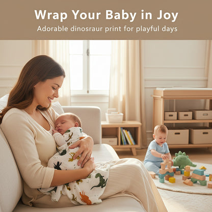 BambooHug Ultra-Soft Baby Muslin Swaddle Blanket