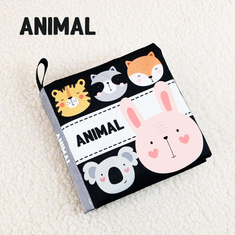 High-Contrast Baby Cloth Book – Sensory & Visual Development Toy