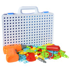Kids Electric Drill Screw Puzzle Educational Board