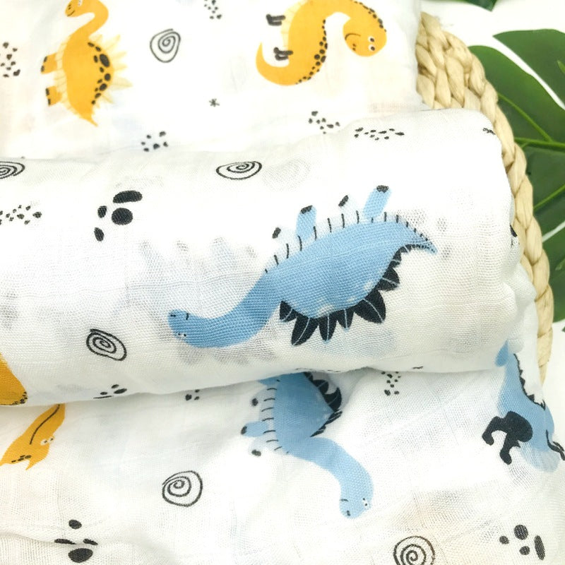 BambooHug Ultra-Soft Baby Muslin Swaddle Blanket