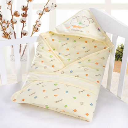 SnuggleNest Thick Cotton Baby Swaddle Quilt