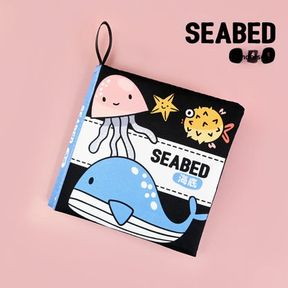 High-Contrast Baby Cloth Book – Sensory & Visual Development Toy
