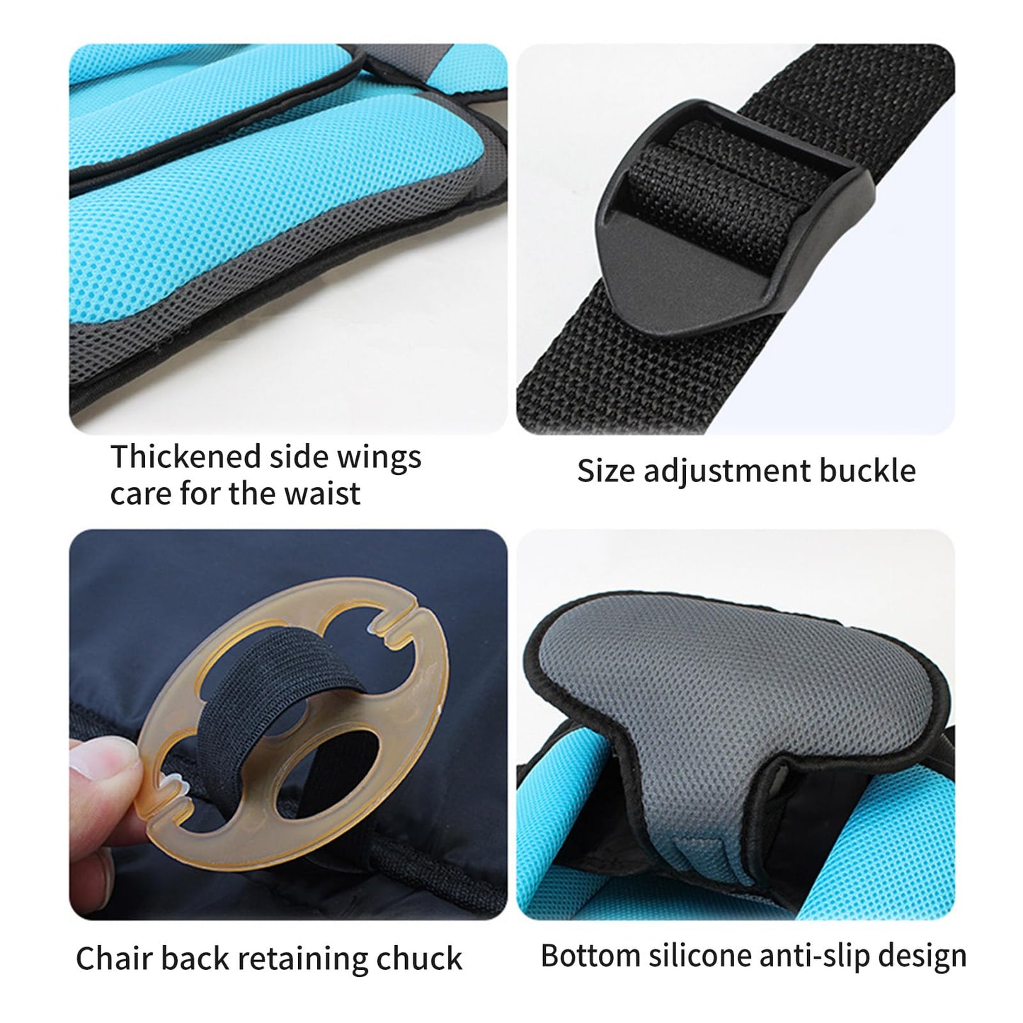 Portable Infant Safety Seat Mat – Adjustable, Breathable, Belt Travel Cushion