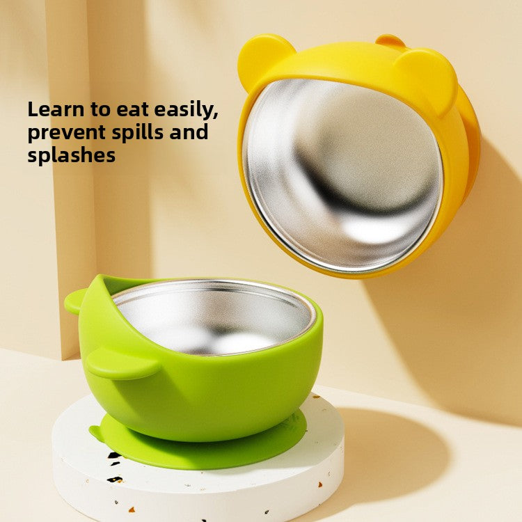 BearGrip Silicone Baby Bowl