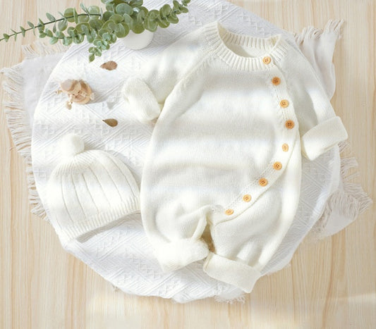 Little Sprout Knit Romper Set