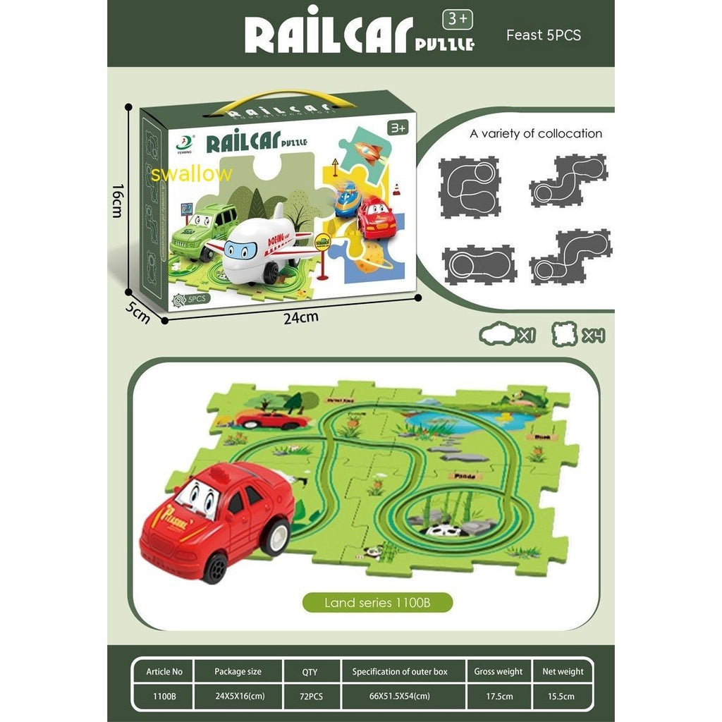TrackTrek Electric Puzzle Rail Set
