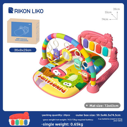 3-in-1 Baby Activity Play Gym & Kick Piano Mat