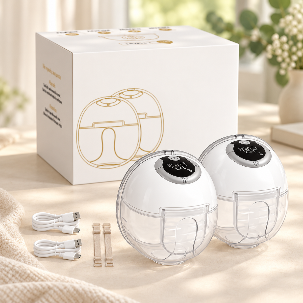 LunaFlow Wearable Breast Pump