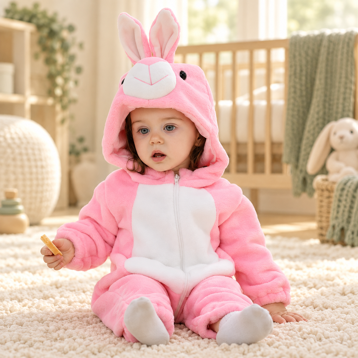 Cozy Cub Hooded Romper