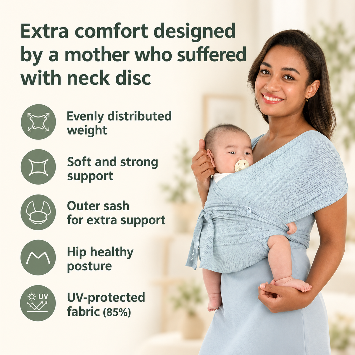 Ergonomic Baby Carrier Sling