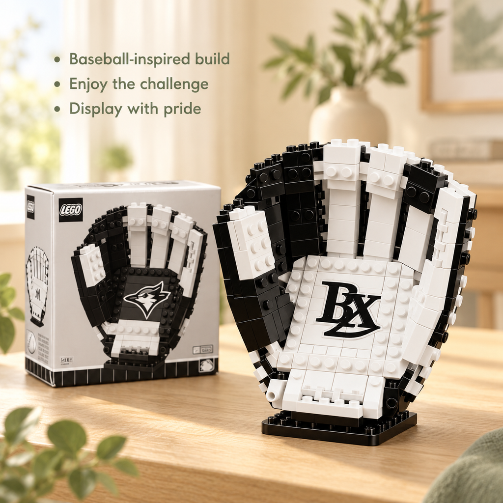 All-Star Baseball Stadium Building Block Set (800+ Pieces)