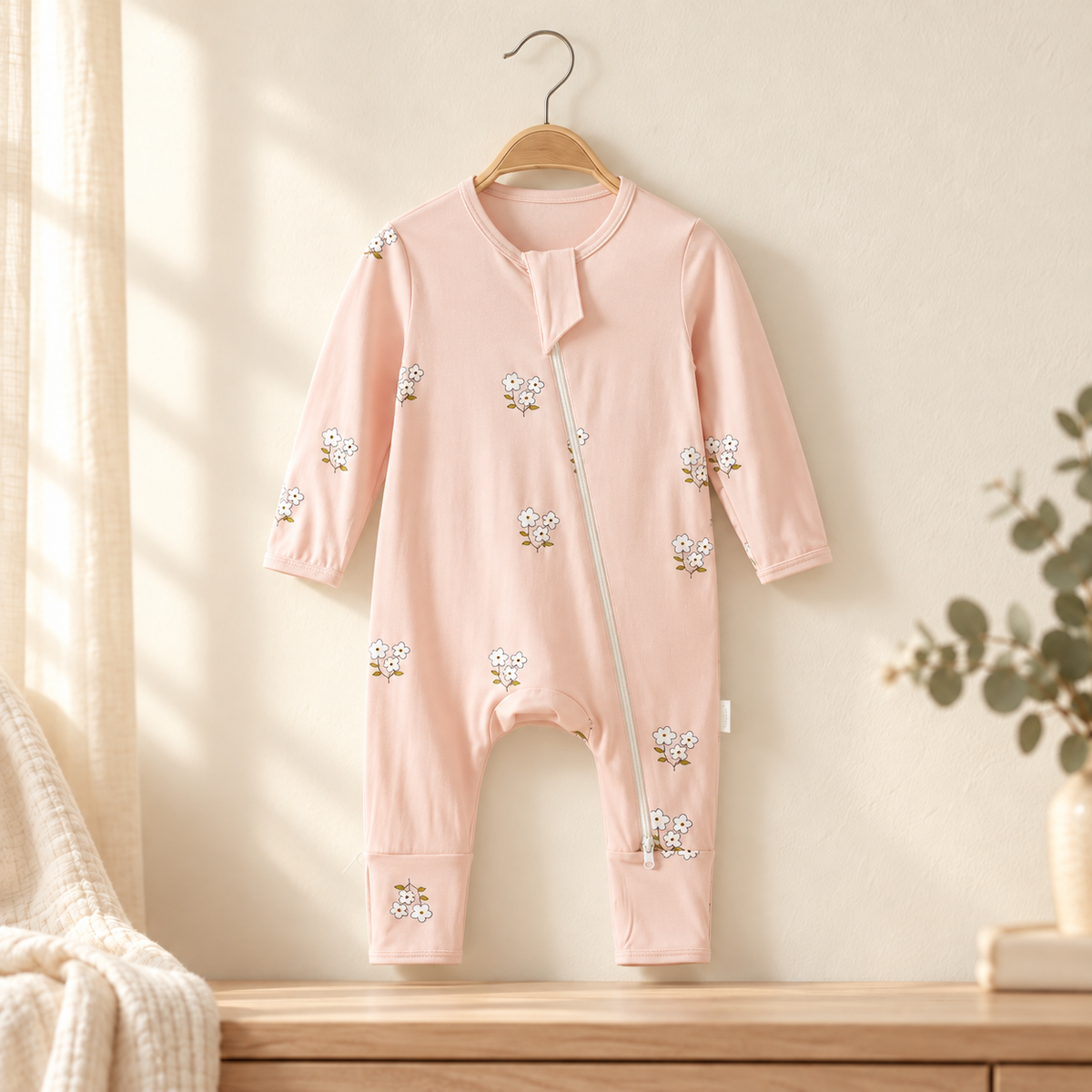 BambooHug Baby Zip Romper