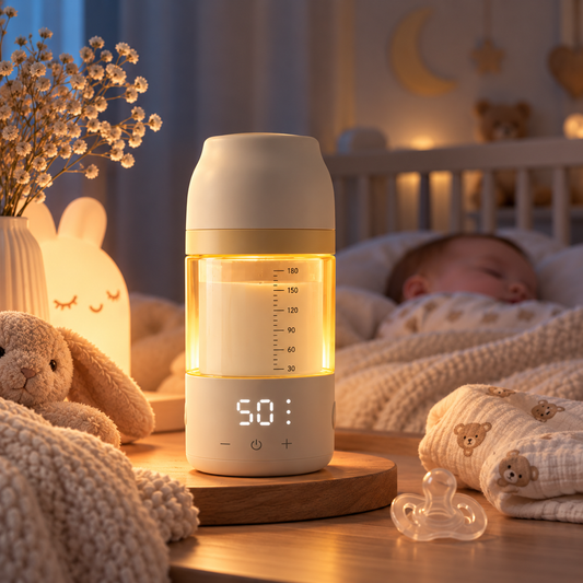 WarmNest Smart Self-Heating Baby Bottle
