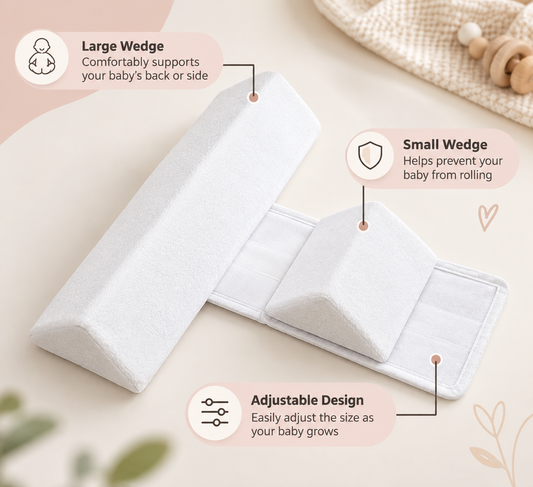 SnuggleNest Baby Comfort Support Pillow