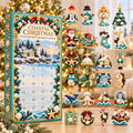 Coastal Christmas Mini Brick Ornament Advent Calendar